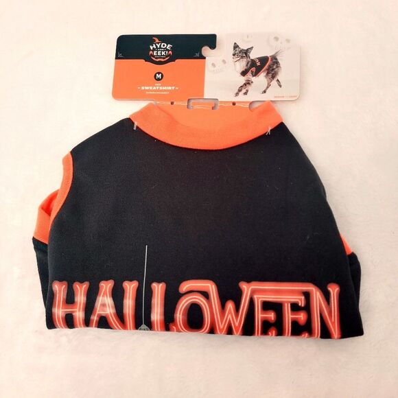 Hyde & EEK! Other - Hyde & Eek Halloween Pet Sweatshirt with Spider Detail Dog Medium New OOS